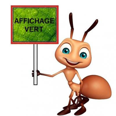 Affichage vert